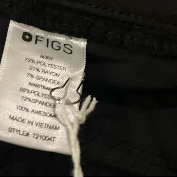 Figs Kade Cargo Pants 2XL Tall Yoga Waist Anti Wrinkle Straight Leg W/Slits - Picture 6 of 8